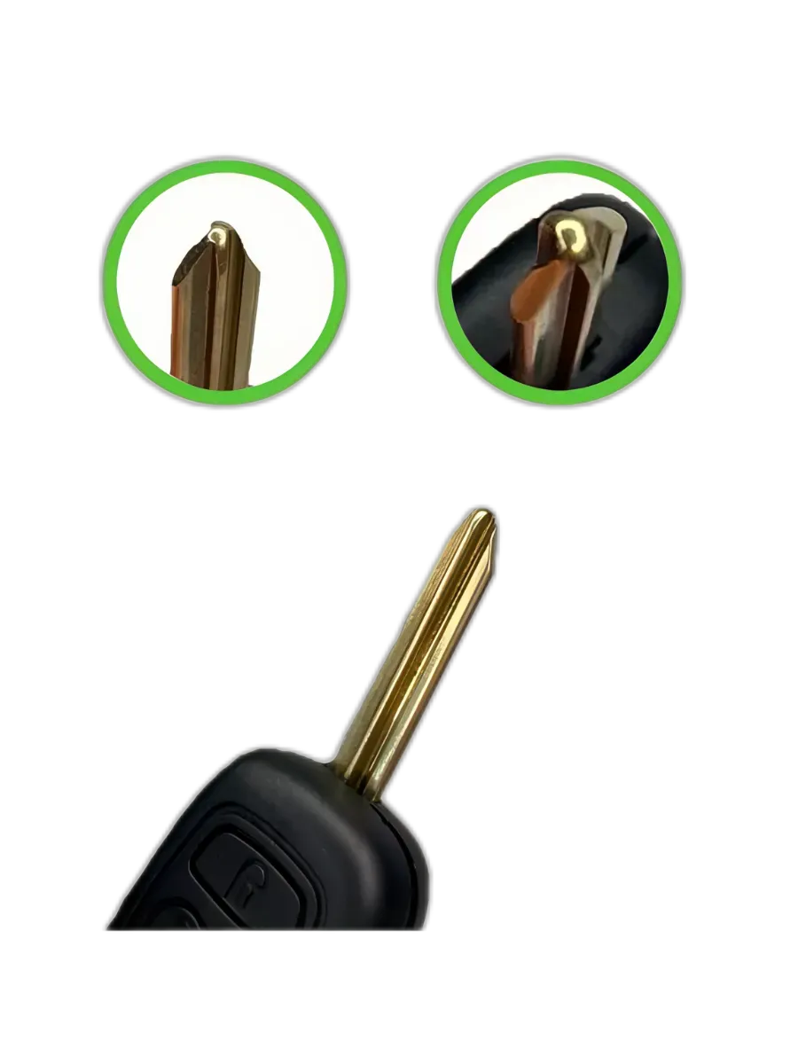 Корпус ключа PEUGEOT на 2 кнопки SX9 - 3