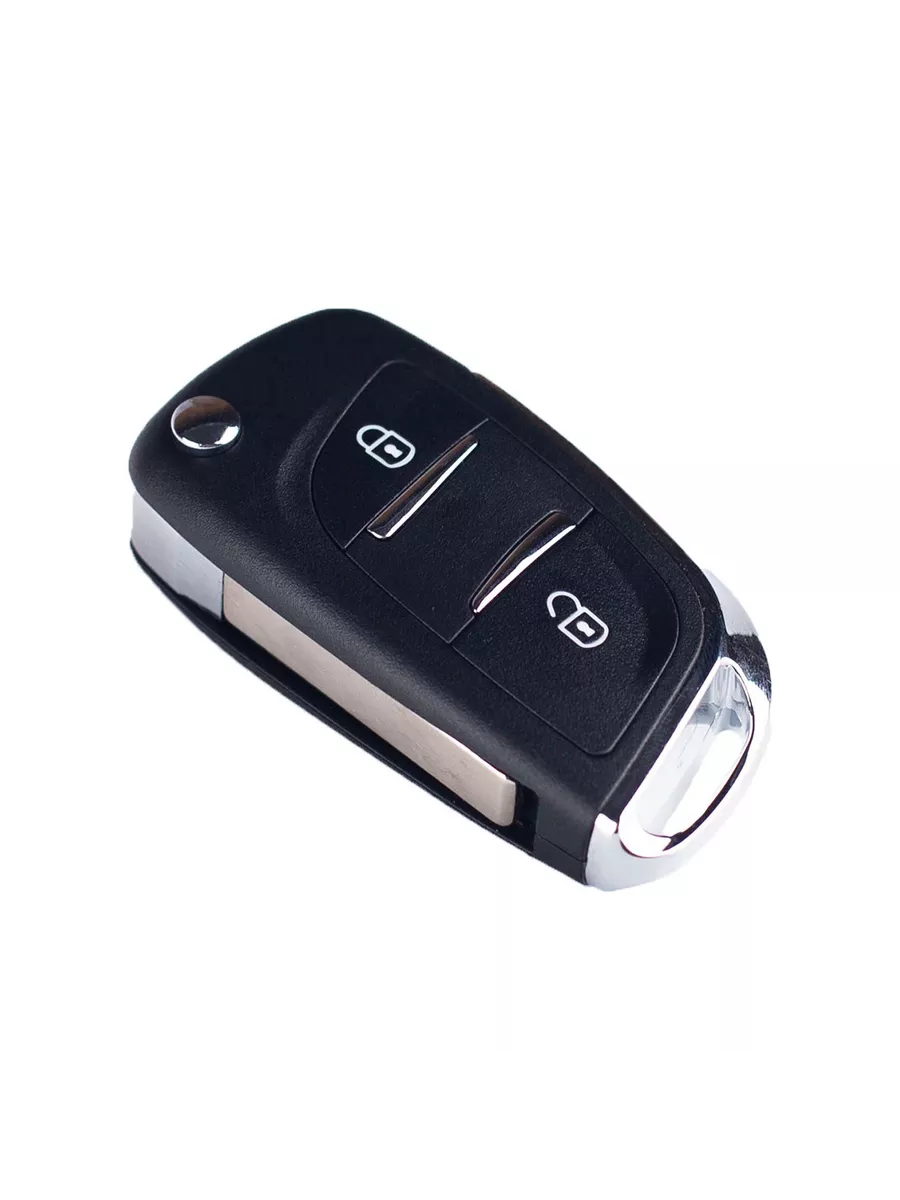 Корпус ключа CITROEN HU83 2 кнопки NEW - 2
